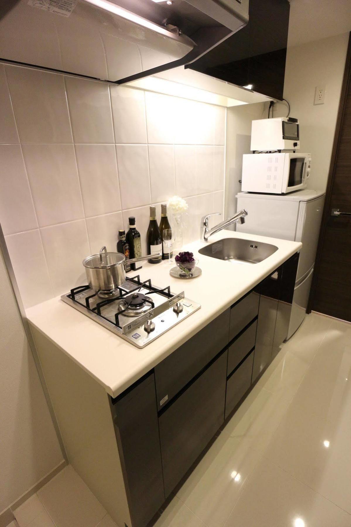 Ferienwohnung Concieria Shimbashi Crossia Präfektur Tokio Exterior foto